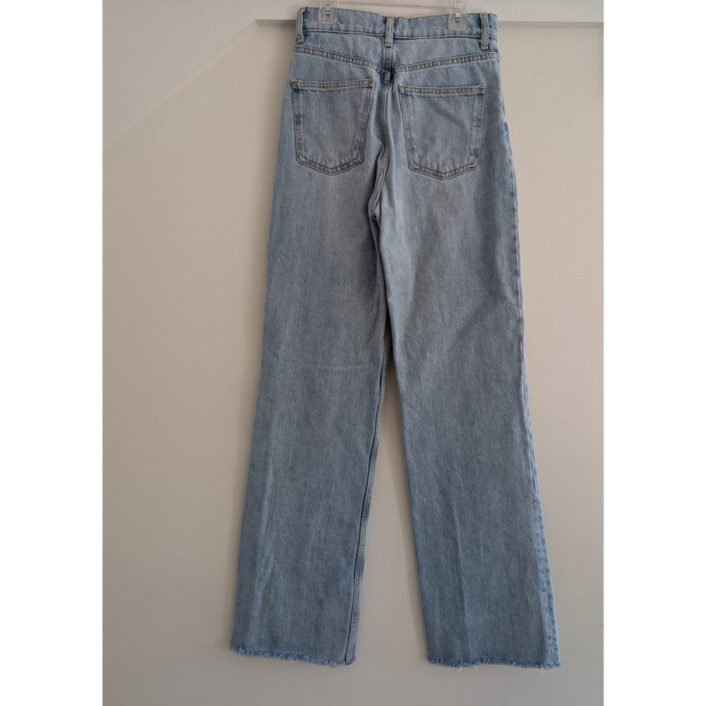 Zara high waisted straight leg jeans - Picture 3 of 4